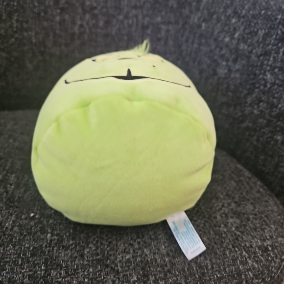 NWT Aurora Dr Seuss 6" Grinch Mallow Plush Green Face Head Eco Friendly - Picture 7 of 8